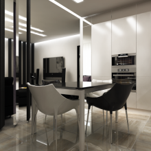 Дизайн-проект 3-х комнатной квартиры-студии