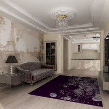 Дизайн-проект 3-х комнатной квартиры ЖК Адмиральский
