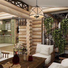 Дизайн - проект деревянного дома п.Шишкино
