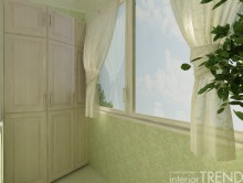 Лоджия со стороны кухни